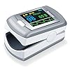 Beurer PO 80 pulsoxymeter, meting van zuurstofverzadiging (SPO2) en hartslag (hartslags), 24 uur continue registratie…