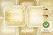 Party Disposable Bowls Dinnerware Set of 75 - Palm Leaf Plates (25) - 16 oz Square Deep Dishes, Wooden Forks(25) & Spoons (25) - Compostable. Great For Wedding, Camping, Birthday, Holidays