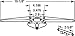 Truth TH 23013 16-1/8 In., White Finish, Roto Gear Awning Operator (Single Pack)