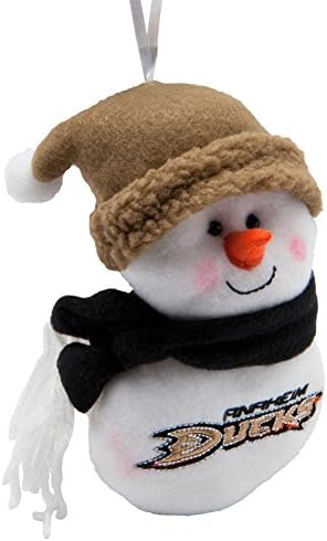 Anaheim Ducks - Plush Snowman Ornament