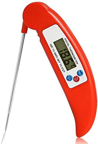Digital Instant Read Thermometer with Back Light,Electronic Food/Cooking Thermometer Barbecue Meat Thermometer Kitchen Thermometer for BBQ, Meat, Candy,Grill