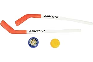 RNXRZANK Hockey Stick and Ball Set, Playground, Indoor & Outdoor, for Floor Hockey, Mini
