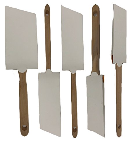 Pro Grade - Paint Brushes - 5 Pack Variety Angle Paint Brushes
