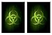Legion SUPER Iconic BIOHAZARD 100 DOUBLE Matte Finish CONTAGION GREEN Sleeves (fits Magic / MTG, Pokemon Cards)