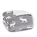 Eddie Bauer - Throw Blanket, Reversible Sherpa Fleece Bedding, Home Decor for All Seasons (Elk Stance Grey, Throw)