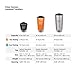 Klean Kanteen Vacuum Insulated Tumbler with Lid, Shale Black, One Size/8 oz