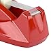 Acrimet Premium Desktop Tape Dispenser Jumbo, Plastic, Non-Skid Base (Heavy Duty) (Red Color)