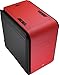 AeroCool MicroATX and Mini-ITX Dead Silence Series Case with Top Removable Dust Filter DS-Cube Red