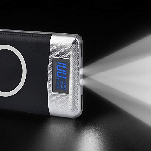 image for [Qi Standard]Sonmer 2-in-1 10000mAh Power Bank(2 USB Port) Wireless Ch
