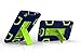 LG G Pad X 8.0 / G Pad III 8.0 Case, Rugged High Impact Hybrid Drop proof Armor Defender Protection Case Built in Kickstand for LG G Pad X 8.0 V521/G Pad III 8.0 V525 8-Inch Tablet (navy blue+green)