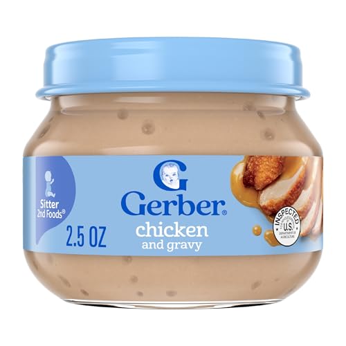 GERBER CHICKEN AND GRAVY BABY FOOD, 2.5 OZ (PACK OF 1)