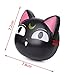 Bettal Cute Cat Shaped Contact Lens Case Travel Kit Mirror +Bottle + Tweezers Container Holder (Black)