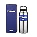 Titan Premium Grade Double Walled Vacuum Insulated Stainless Steel Bottle - Keeps COLD and HOT - Compare to Yeti and RTIC (36 oz)