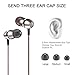 AOKII Wired Earphones, Bass Stereo Earbuds Headphones, in-Ear Headphones with mic,Perfect for Sports (3.5mm)
