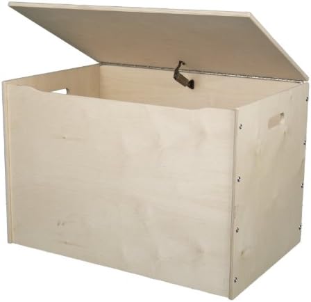 Little Colorado Big Toy Box – Handcrafted Wooden Toy Box / Hold Children's Toys and Treasures (Unfinished)