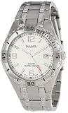 Pulsar Men's PXH705 Sport Stainless Steel Silver Dial Watch