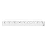 Midori Metric CL Ruler 15cm Clear
