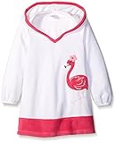 Gymboree Girls' Big Girls' White Swim Cover-Up with Flamingo