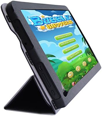 iShoppingdeals - for Trio Stealth G5 10.1" Tablet (Not for Model G2, G4, HD Elite) Folding Folio Cover Case, Black