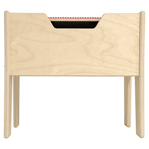 Contender C991300-R 2-N-1 Activity Table with Red Lego Compatible Top - RTA