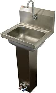 Aero Utilidad de acero inoxidable Pedal opertaed fregadero con llave y