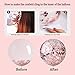 Rose Gold Birthday Decorations,MMTX Happy Birthday Banner Bunting for Girls and Women with 32 Latex Balloons 12 Confetti Balloons Foil Balloons Party Supplies