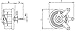Electronics-Salon 25W 100 OHM High Power Wirewound Potentiometer, Rheostat, Variable Resistor.