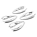 erushautoparts Ultra Chrome Door Handle Bowls Covers for Nissan Altima Pathfinder 13&up