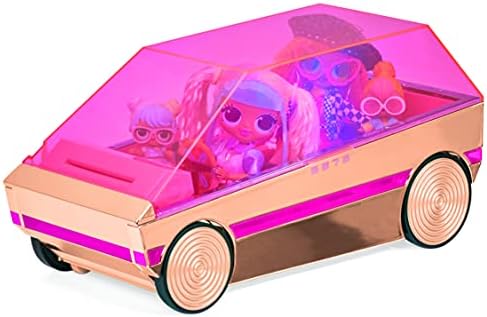 L.O.L. Surprise! 3-in-1 Party Cruiser Car, Rose Gold with Pink Trim,  Surprise Pool, Dance Floor & Black Lights, Fits LOL Surprise & OMG Dolls,  Toy Vehicle Playset for Girls Age 4+ price