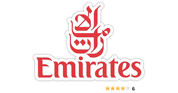Amazon.com: Pegatina Fly Emirates Airline 5.0 x 4.0 in : Automotriz