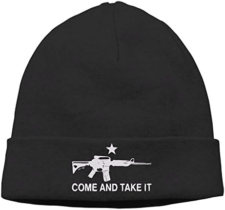 Unisex Come And Take It AR-15 Winter Beanie Hat Skull Cap