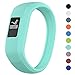Meifox Garmin vivofit JR Bands for Kids, Solf Silicone Replacement Band with Garmin Vivofit JR/Vivofit JR 2 / Vivofit 3 (Teal, Small)