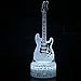 Visual 3D lamp Electric Guitar Musical Instruments Illusion Night Light Festival Birthday Day Children Gift Nursery Bedroom Desk Table Decoration for Boys Kids Music Lovers by KIVVEE