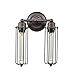 CLAXY® Ecopower Vintage 2-Lights Simplicity Industrial ORB Mini Cage Wall Sconces