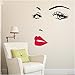 Women's Face Star Decor Nice Sticker Removable Wall Stickers Wall Decor Home Decor Wall Art Bedroom Decor Living Room Decor Sofa TV Background DIY Art Decals
