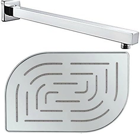 Chromite Stainless Steel 6 x 8 Inch Alive Square Shower Arms (Silver)