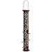 Droll Yankees Bird Feeder, Hanging Sunflower Tube Feeder, New Generation CJM23B, 23 Inch, 1.5 Pound Seed Capacity, 6 Ports, Burgundy