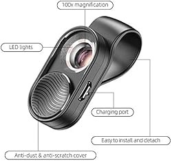 APEXEL Phone Microscope, Pocket Microscope iPhone