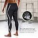Wonderience Men Hot Neoprene Sauna Sweat Pants Slimming Body Shaper for Weight Loss Hot Thermo Leggings Workout Pants (Black, XXX-Large)