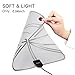 Wsky 50+ Miles 1080P Transparent Digital HDTV Antenna - Best Hdtv Antenna Indoor - Ultra Thin-Super Soft & Light