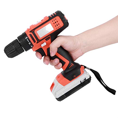 Akkuschrauber, Akku-Bohrschrauber, Akku-Bohrschrauber, 10 mm, 2000 mAh, LED-Lampe, Bohrschrauber für Heimwerken… – Bild 3