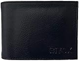 BIYOX Genuine Leather Slim Stylish RFID Blocking Men Wallet. (Panter Black)