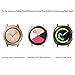 TOYOUTHS Black Bling Jewelry Bracelet Compatible with Samsung Galaxy Watch Band 4 40mm 44mm/Watch 4 Classic 42mm 46mm/Watch 5 40mm 44mm/Watch 5 Pro 45mm/Active 2 40mm 44mm/Watch 3 41mm/20mm watch