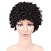 WIGNEE Remy Human Hair short bob wigs100% Brazilian Human Hair Short Wavy Wigs with Free Gifts (2#)