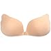 Fetoo® Womens Reusable Invisible Strapless Backless Self Adhesive Wing Shape Bra (A, Nude Wing)