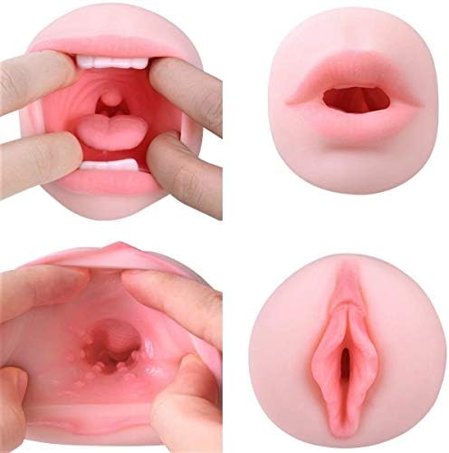 Male Aircraft Silicone Toy, Men's Artificial Real Waterproof Portable Non-Toxic and Tasteless Silicone Simulation Vagina