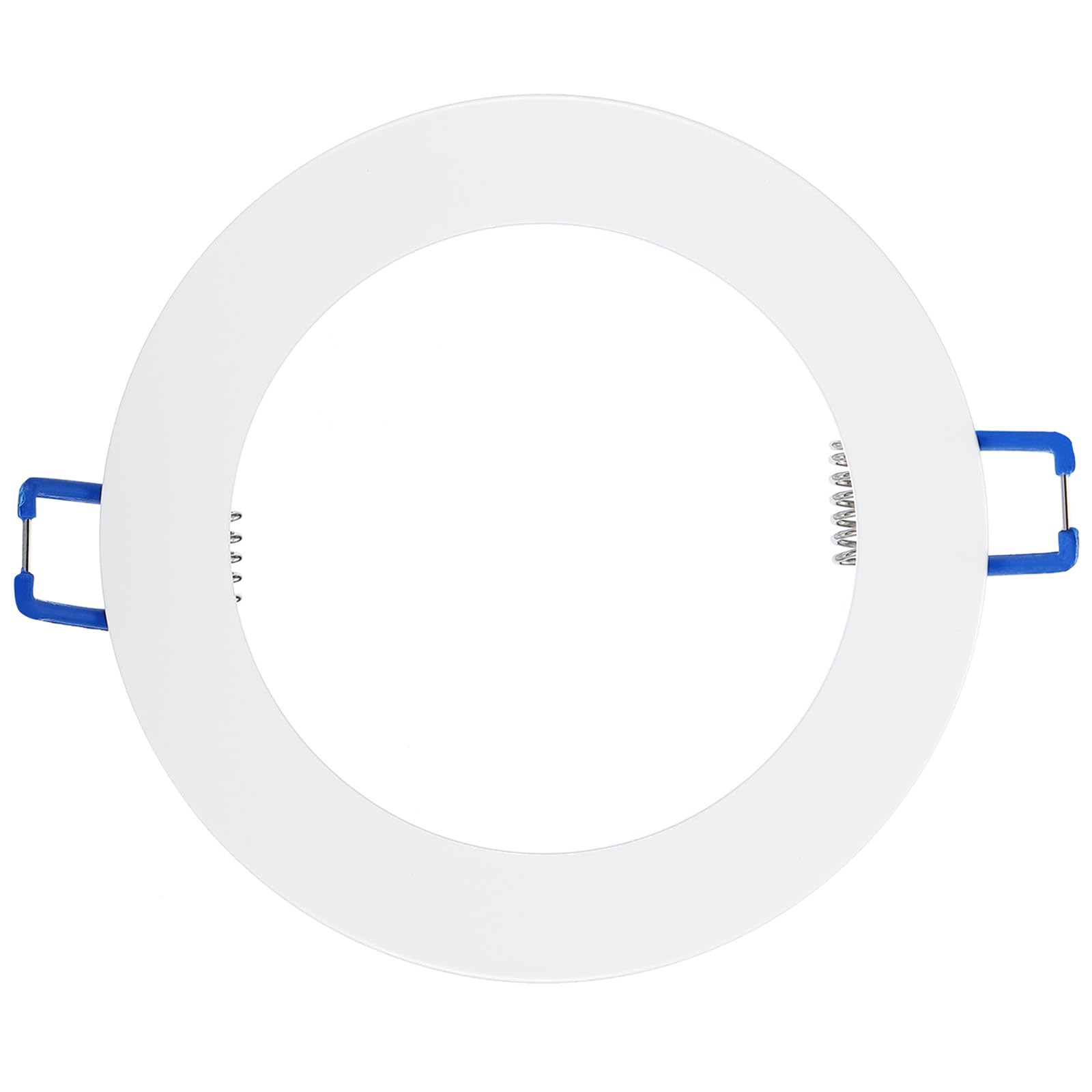PATIKIL 3" Inner Dia. Light Trim Ring, Aluminum Alloy Circular Light Cover Lighting Fixture for Ceiling Wall Recessed Can Downlights, White