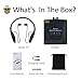 Wireless Neckband Headset, ELEGIANT Bluetooth Headset IPX 4 Waterproof Earphones Bluetooth Headphones for Gym Workout Black [12-hour play/talk time, incoming call vibration, magnetic design]