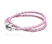 Pandora Braided Pink Leather Bracelet 590705CMPD1
