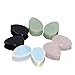 D&M Jewelry 8pcs 0g Organic Stone Teardrop Tunnels Plugs Ear Gauges Piercing